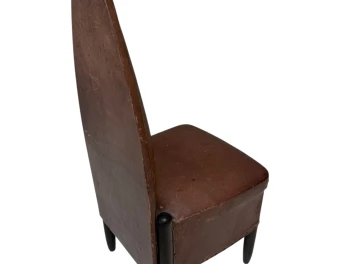 Art Deco Amsterdamse School High-Back Side Chair by Michel de Klerk, 1916/1925